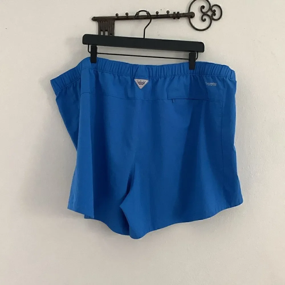 Columbia performance fishing gear PFG bright blue shorts size 3x